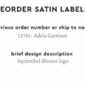 PPLR_HIDDEN_PRODUCT Reorder Previous Label Design - SATIN