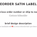 PPLR_HIDDEN_PRODUCT Reorder Previous Label Design - SATIN