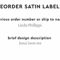 PPLR_HIDDEN_PRODUCT Reorder Previous Label Design - SATIN