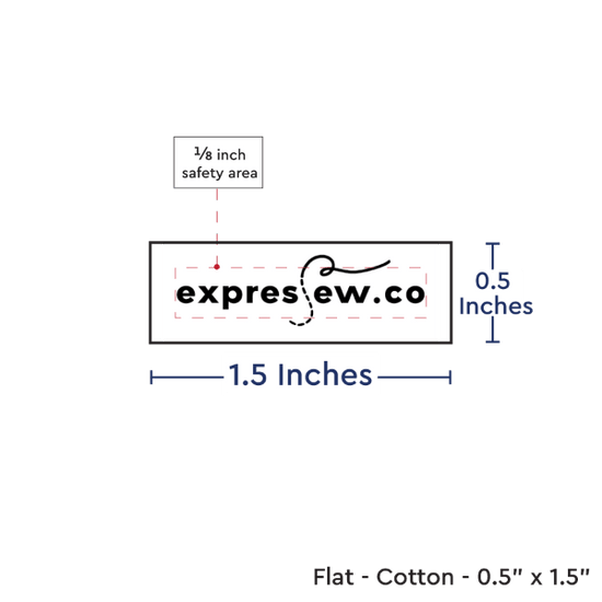 PPLR_HIDDEN_PRODUCT Print your Logo or Image on FLAT Cotton Tags