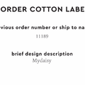 PPLR_HIDDEN_PRODUCT Reorder Previous Label Design - COTTON