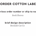 PPLR_HIDDEN_PRODUCT Reorder Previous Label Design - COTTON