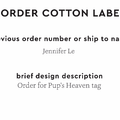 PPLR_HIDDEN_PRODUCT Reorder Previous Label Design - COTTON