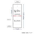 PPLR_HIDDEN_PRODUCT Square Signature (1" wide - Satin)