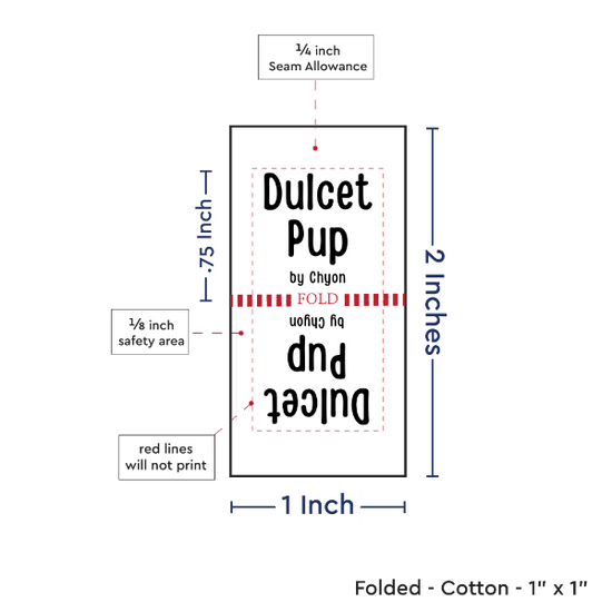 PPLR_HIDDEN_PRODUCT Print Your Logo or Image on FOLDED Cotton Tags