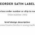 PPLR_HIDDEN_PRODUCT Reorder Previous Label Design - SATIN