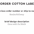 PPLR_HIDDEN_PRODUCT Reorder Previous Label Design - COTTON