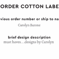 PPLR_HIDDEN_PRODUCT Reorder Previous Label Design - COTTON