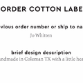 PPLR_HIDDEN_PRODUCT Reorder Previous Label Design - COTTON