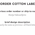 PPLR_HIDDEN_PRODUCT Reorder Previous Label Design - COTTON