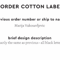 PPLR_HIDDEN_PRODUCT Reorder Previous Label Design - COTTON
