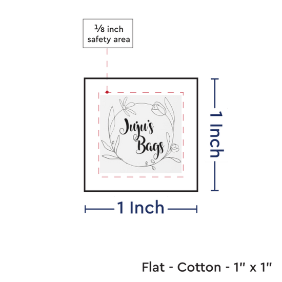 PPLR_HIDDEN_PRODUCT Print your Logo or Image on FLAT Cotton Tags