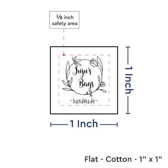 PPLR_HIDDEN_PRODUCT Print your Logo or Image on FLAT Cotton Tags