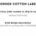PPLR_HIDDEN_PRODUCT Reorder Previous Label Design - COTTON