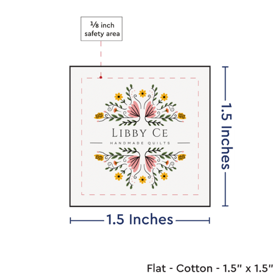 PPLR_HIDDEN_PRODUCT Print your Logo or Image on FLAT Cotton Tags