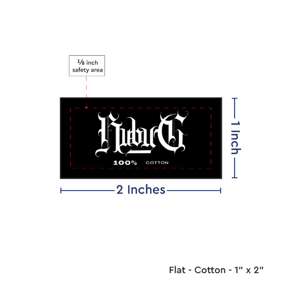 PPLR_HIDDEN_PRODUCT Print your Logo or Image on FLAT Cotton Tags