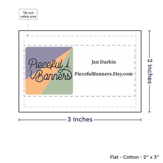 PPLR_HIDDEN_PRODUCT Print your Logo or Image on FLAT Cotton Tags