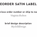 PPLR_HIDDEN_PRODUCT Reorder Previous Label Design - SATIN