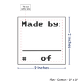 PPLR_HIDDEN_PRODUCT Print your Logo or Image on FLAT Cotton Tags