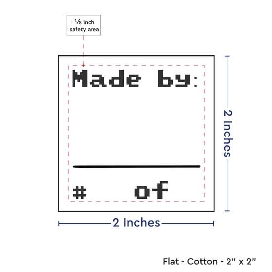 PPLR_HIDDEN_PRODUCT Print your Logo or Image on FLAT Cotton Tags