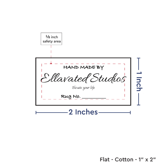 PPLR_HIDDEN_PRODUCT Print your Logo or Image on FLAT Cotton Tags