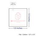 PPLR_HIDDEN_PRODUCT Print your Logo or Image on FLAT Cotton Tags