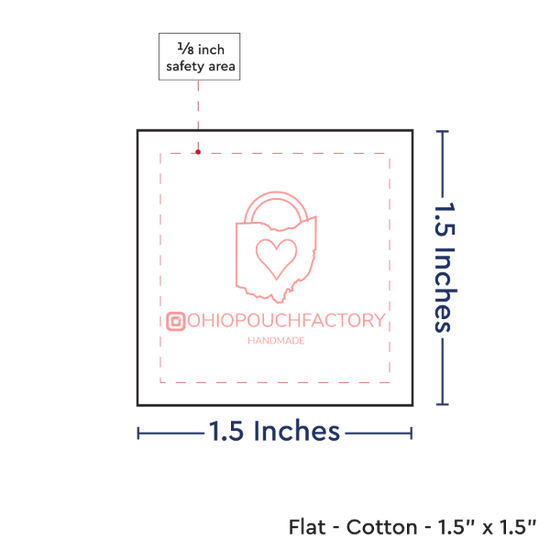 PPLR_HIDDEN_PRODUCT Print your Logo or Image on FLAT Cotton Tags