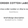 PPLR_HIDDEN_PRODUCT Reorder Previous Label Design - COTTON