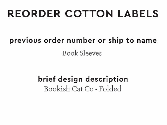 PPLR_HIDDEN_PRODUCT Reorder Previous Label Design - COTTON