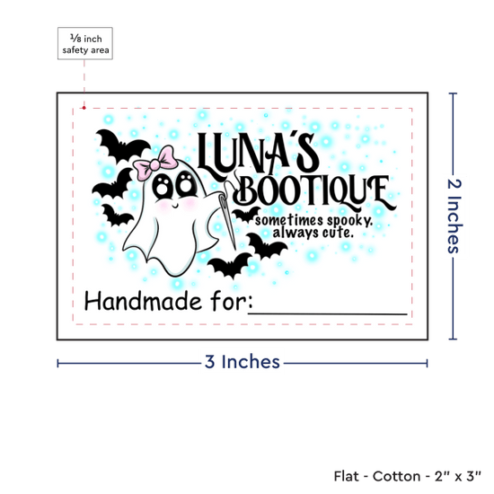 PPLR_HIDDEN_PRODUCT Print your Logo or Image on FLAT Cotton Tags