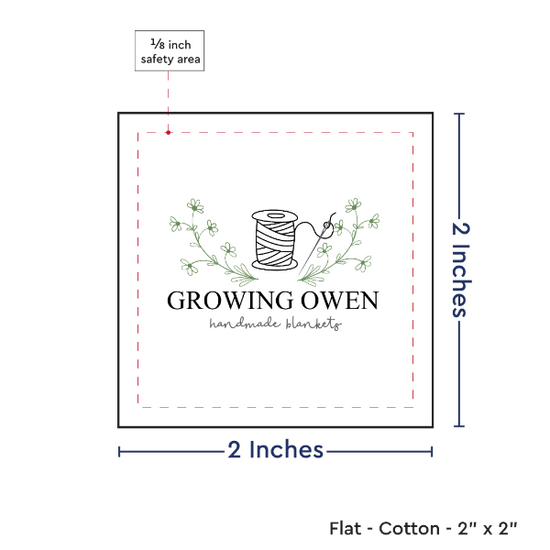 PPLR_HIDDEN_PRODUCT Print your Logo or Image on FLAT Cotton Tags