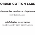PPLR_HIDDEN_PRODUCT Reorder Previous Label Design - COTTON