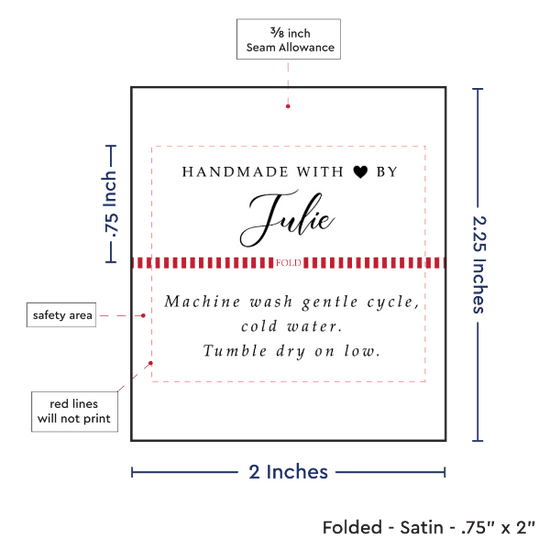 PPLR_HIDDEN_PRODUCT Print your Logo or Image on Satin Tags (2" wide - Satin)