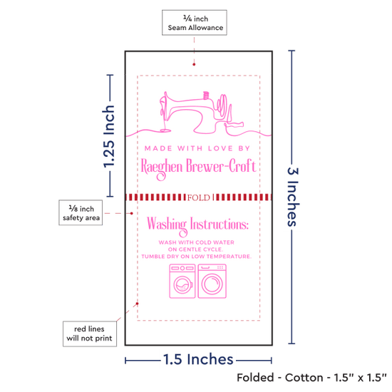 PPLR_HIDDEN_PRODUCT Print Your Logo or Image on FOLDED Cotton Tags