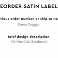 PPLR_HIDDEN_PRODUCT Reorder Previous Label Design - SATIN