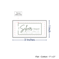 PPLR_HIDDEN_PRODUCT Print your Logo or Image on FLAT Cotton Tags