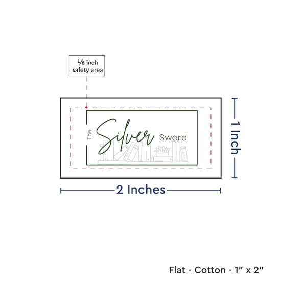 PPLR_HIDDEN_PRODUCT Print your Logo or Image on FLAT Cotton Tags