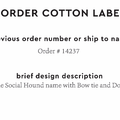 PPLR_HIDDEN_PRODUCT Reorder Previous Label Design - COTTON