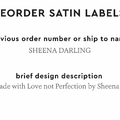 PPLR_HIDDEN_PRODUCT Reorder Previous Label Design - SATIN