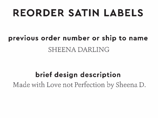 PPLR_HIDDEN_PRODUCT Reorder Previous Label Design - SATIN