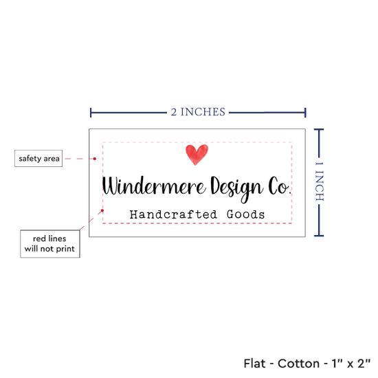 PPLR_HIDDEN_PRODUCT Simple Heart (2"x1"-Cotton)