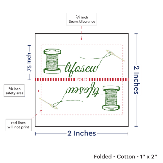 PPLR_HIDDEN_PRODUCT Print Your Logo or Image on FOLDED Cotton Tags