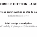 PPLR_HIDDEN_PRODUCT Reorder Previous Label Design - COTTON