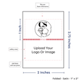 PPLR_HIDDEN_PRODUCT Print your Logo or Image on Satin Tags (2" wide - Satin)