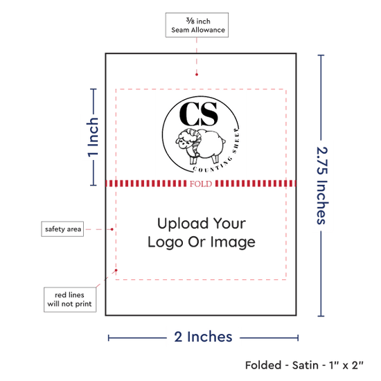 PPLR_HIDDEN_PRODUCT Print your Logo or Image on Satin Tags (2" wide - Satin)