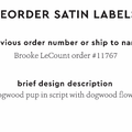 PPLR_HIDDEN_PRODUCT Reorder Previous Label Design - SATIN