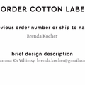 PPLR_HIDDEN_PRODUCT Reorder Previous Label Design - COTTON