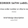 PPLR_HIDDEN_PRODUCT Reorder Previous Label Design - SATIN