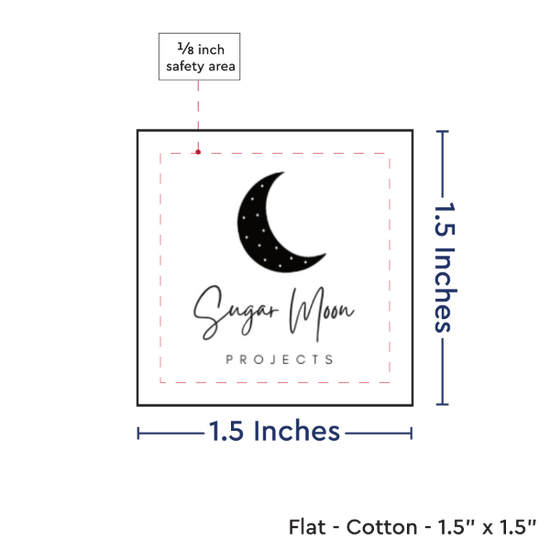 PPLR_HIDDEN_PRODUCT Print your Logo or Image on FLAT Cotton Tags