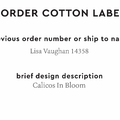 PPLR_HIDDEN_PRODUCT Reorder Previous Label Design - COTTON